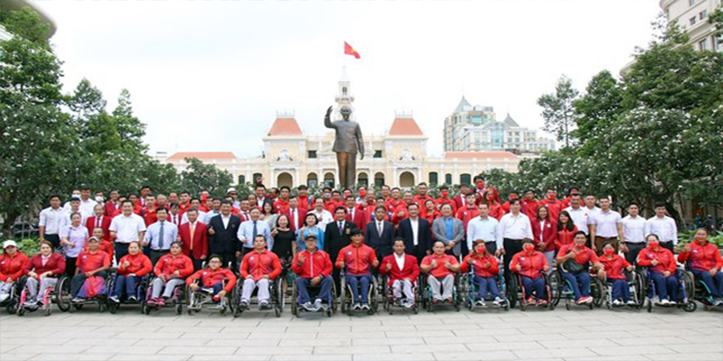 Đo&agrave;n Thể Thao Việt Nam Xuất Qu&acirc;n Dự ASEAN Para Games 13