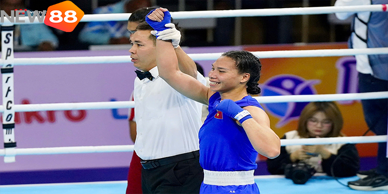 H&agrave; Thị Linh bảo vệ th&agrave;nh c&ocirc;ng ng&ocirc;i v&ocirc; địch SEA Games