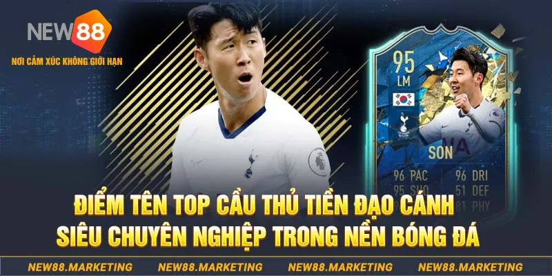 Điểm t&ecirc;n TOP cầu thủ tiền đạo c&aacute;nh si&ecirc;u chuy&ecirc;n nghiệp trong nền b&oacute;ng đ&aacute;