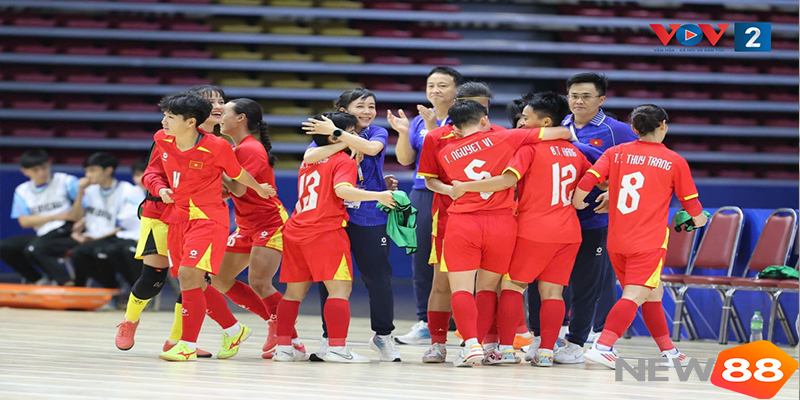 B&oacute;ng Đ&aacute; futsal Nữ Việt Nam Gi&agrave;nh HCV Lịch Sử SEA Games 33