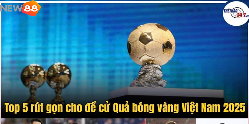 Gala trao giải Quả b&oacute;ng v&agrave;ng Việt Nam 2025 tại TP.HCM