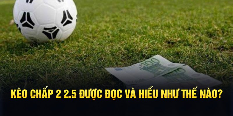 K&egrave;o chấp 2 2.5 được đọc v&agrave; hiểu như thế n&agrave;o?