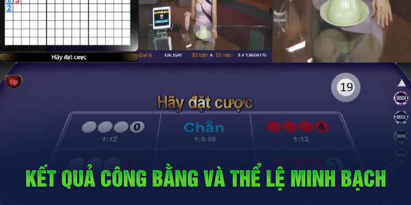 Kết quả c&ocirc;ng bằng v&agrave; thể lệ minh bạch