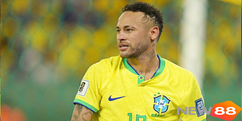 Neymar trong m&agrave;u &aacute;o tuyển Brazil trước World Cup 2026