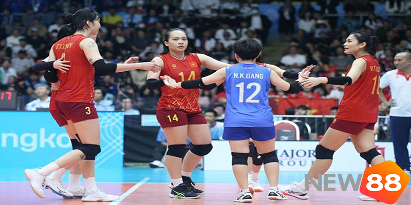 Chung kết b&oacute;ng chuyền nữ SEA Games 33 đầy kịch t&iacute;nh